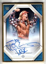 2021 Topps WWE Transcendent Auto SHAWN MICHAELS Gold Framed AUTOGRAPH 4/5 HBK
