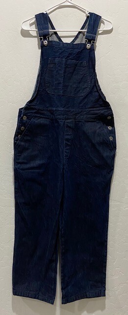 VTG Iron & Resin Blue Denim Overalls Size S (up to 32