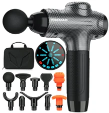 RAEMAO Massage Gun Deep Tissue, Back Massage Gun for Athletes for Pain Relief