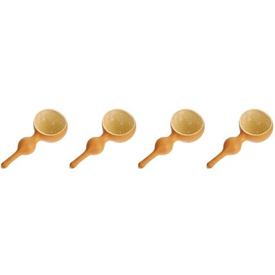  4 PCS Kürbislöffel Badewater Spa-Utensilien Saunalöffel Neugeboren