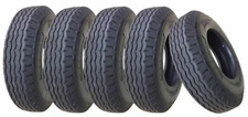 New 8-14.5 8x14.5 Heavy Duty Highway Trailer Tire 14PR LR G- 11067 Set 5