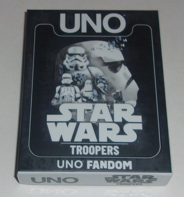UNO Fandom Star Wars Troopers Card Game Sealed with Foil Card