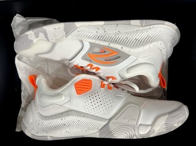Worn Once Azza Orange & White Fencing Shoes Mens 5.5 /Womens 7 / EU 38