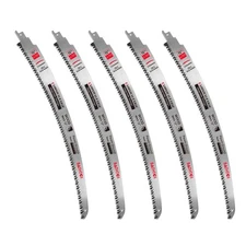 5 Pack 15 Inch 6 Tpi Japanese Teeth Reciprocating Saw Blades