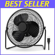 9 Inch USB Desk Fan - Ultra-quiet 360  Rotation