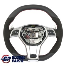 Mercedes W204 C63 W212 E63 AMG Lenkrad NEU Schwarz Leder Alcantara Sport