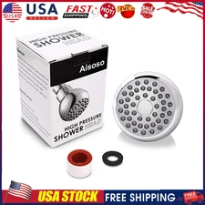 Original Modified HIGH FLOW SHOWER HEAD * 14 GPM Soft High Pressure * Acrylonitr