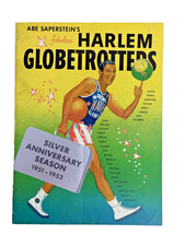 Harlem Globetrotter's Vintage Basketball Program 1951-1952 Abe Saperstein's