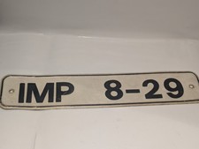 Altes Nummernschild Kennzeichen Kfz - Schilder Autokennzeichen