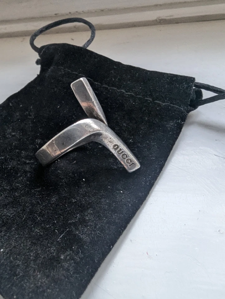 Anello Gucci In Argento - Immagine 4 di 4