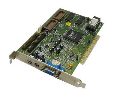 GENOA S3 TRIO64V+  2MB OF EDO DRAM PCI RETRO GRAFIKKARTE VGA #GK12863