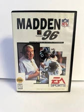 Madden NFL 96 (Sega Genesis, 1995) CIB Retro Video Game cartridge 16-Bit