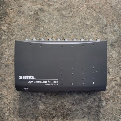 Sima SVS-14 a/v Component Selector 4 Input