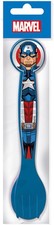 TATAWAY Marvel Avengers Captain Plastic Kids Blue Cutlery Set of 2