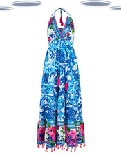Ex Joe Browns Womens Arabella Floral Sequin Embroidered Boho Maxi Dress £80