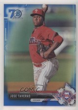 2017 Bowman Draft Chrome Blue Refractor 70th Anniversary 38/200 Jose Taveras z6b