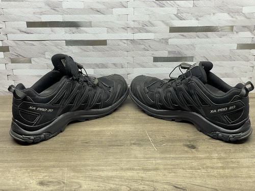 Salomon XA Pro 3D GTX Mens Sz 9 Hiking Shoes Black Gore-Tex Waterproof Trail - Picture 10 of 15