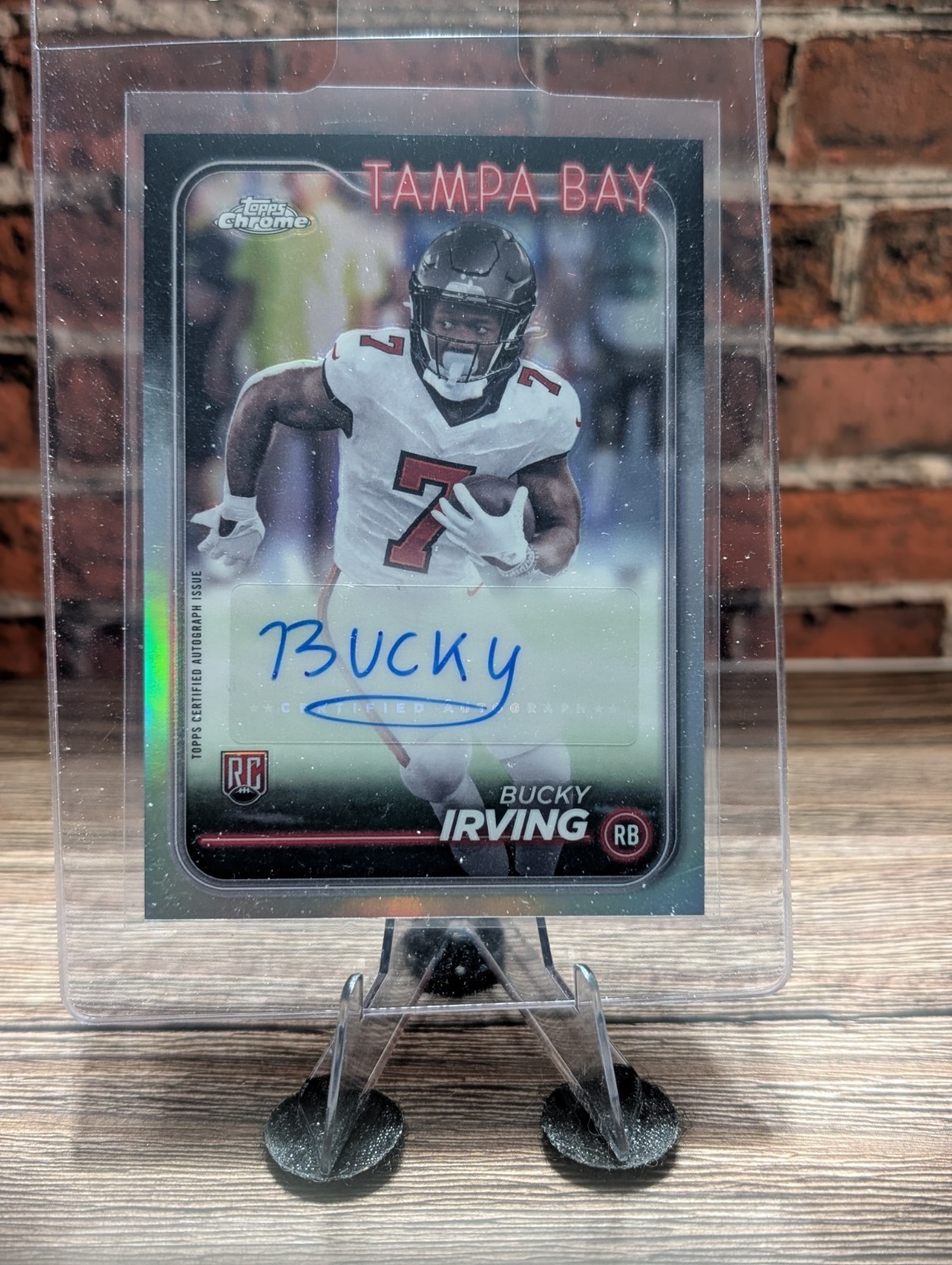 2024 Topps Chrome - Rookie Autographs Bucky Irving #RA-BIR (AU, RC)