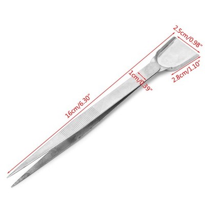 Diamond Tweezers with Scoop Shovel Multifunction DIY Craft Jewelry Sorting Tool
