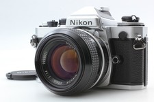 N MINT w/Cap Nikon FE 35mm SLR Film Camera Non Ai 50mm f/1.4 Lens From JAPAN