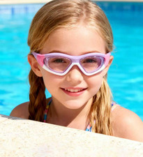 Swim Goggles for Kids 6-12,Wide View Anti-Fog UV No Leak,Boys Girl Youth Swim US
