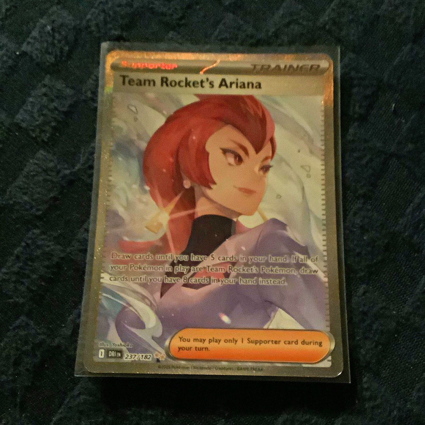 Team Rocket's Ariana 237/182 Destined Rivals UR Full Art Holo EN