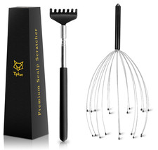 Head Scratcher Hair Massage Tool, Waterproof Relaxation Device for Men and Women