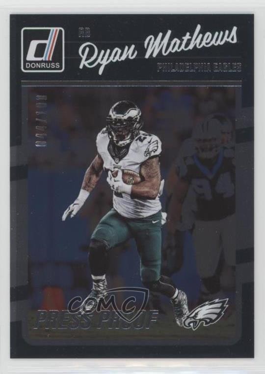 2016 Donruss Press Proof Silver 44/100 Ryan Mathews #228 ex1