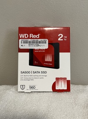 Western Digital 2TB SSD WD Red SA500 SATA 2.5'' Internal PC NAS Solid State Drive