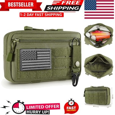 Water-Resistant Tactical Molle Admin Pouch 8.7'' - Versatile Gear Organizer