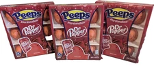 45 Peeps Marshmallow Chicks Dr Pepper Flavor – Limited Edition - 3 Pack NEW