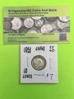 1951 Canadian 10c Dime .8 Silver George VI  AG  HIGHER GRADE.  TRENDING AT $6