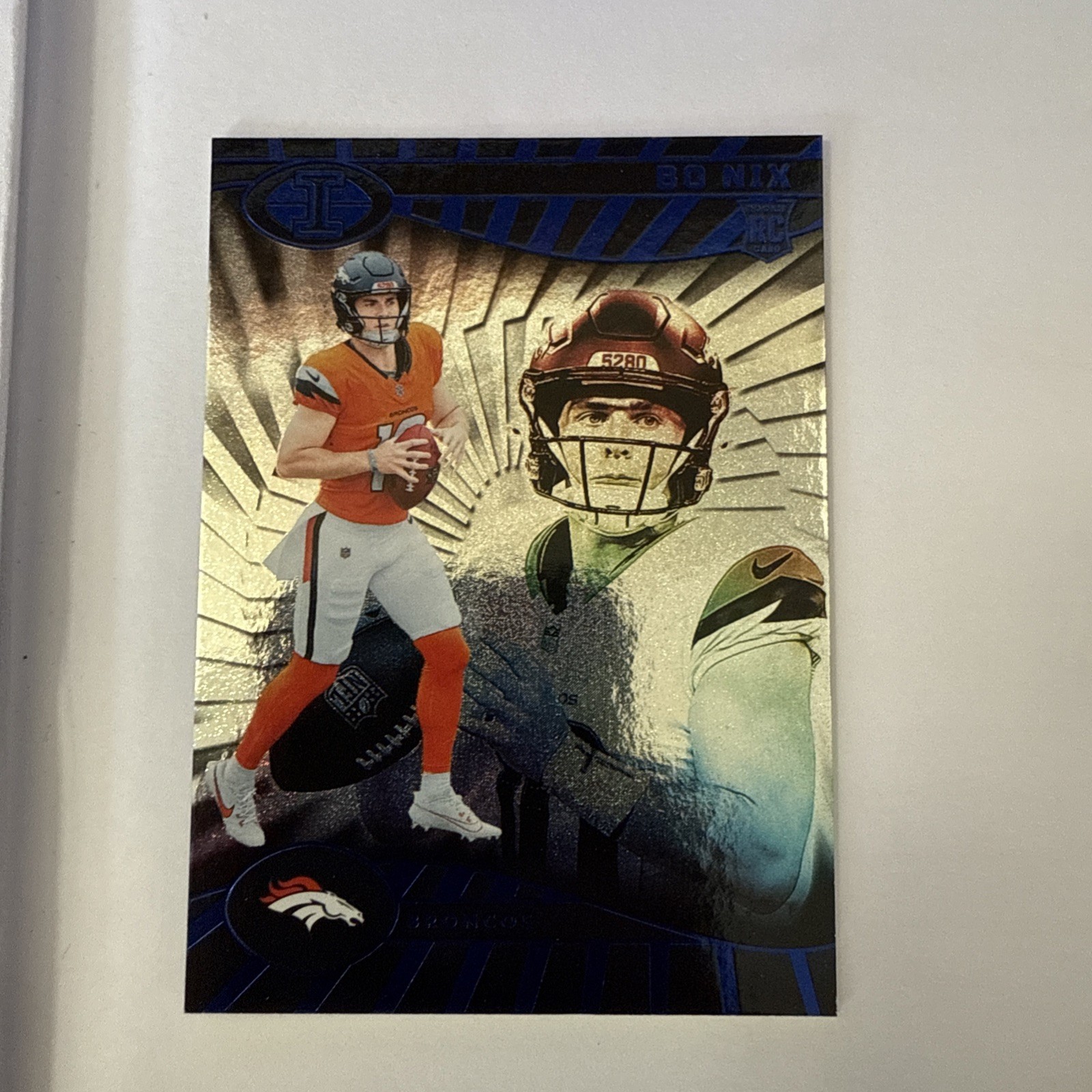 2024 Panini Illusions - Bo Nix #22 Trophy Collection Dots (RC)