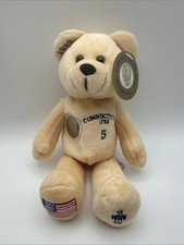 Quarter Bears Connecticut Cream Ivory White 1999 New With Tags Timeless Toys 9"