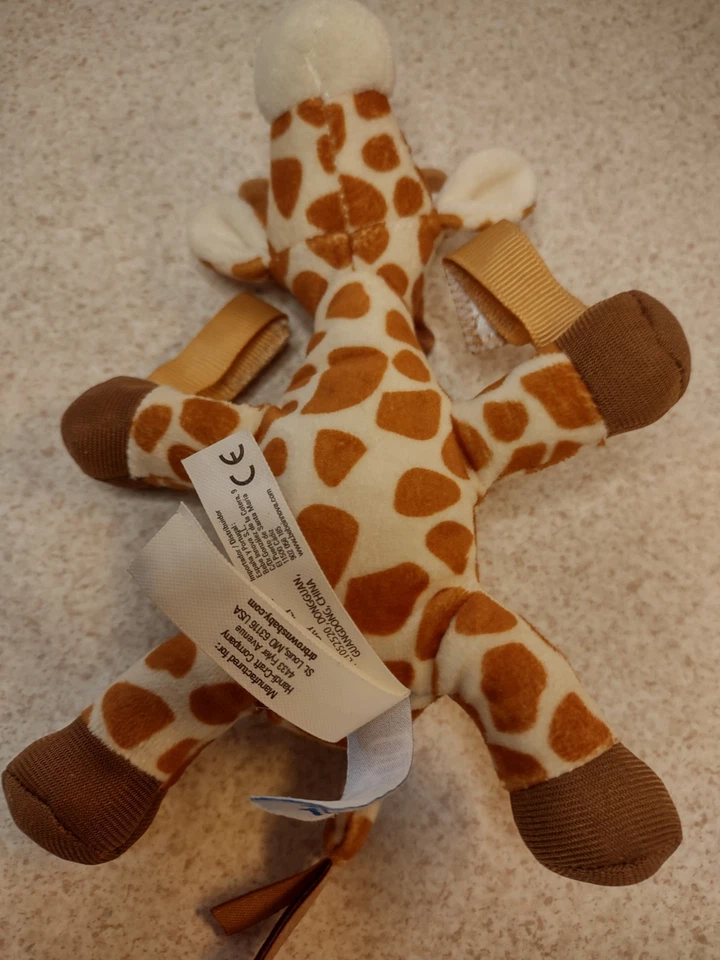 Dr. Brown’s Soporte para Chupete y Mordedor Safari Jirafa Lovey Peluche 8" Foto 2 de 4