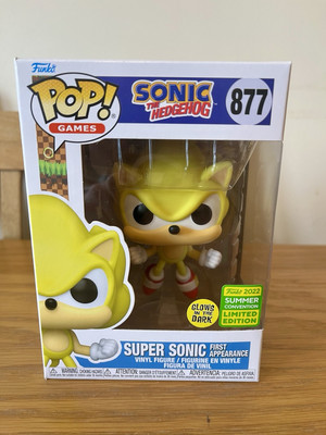 Funko Pop! Spiele Sonic the Hedgehog Super Sonic First Appearance Glows #877