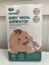 GROWNSY Nasal Aspirator for Baby Built-in Music  Light Soothing GRAY
