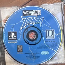 THQ WCW/nWo Thunder PS1 Wrestling/Fighting Sports E Rated NTSC-U/C 1998