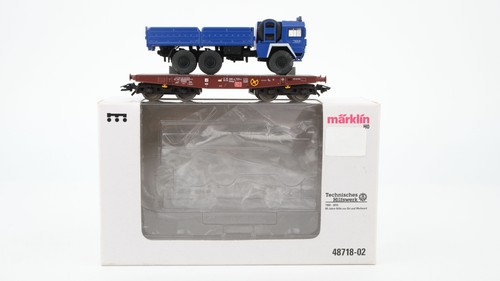 Märklin H0 48718-02 Schwerlastwagen  "THW" DB | Condition: Gebraucht