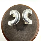 VTG Solid Sterling Silver 925 Modernist Open Band Design Ring Size 7.5