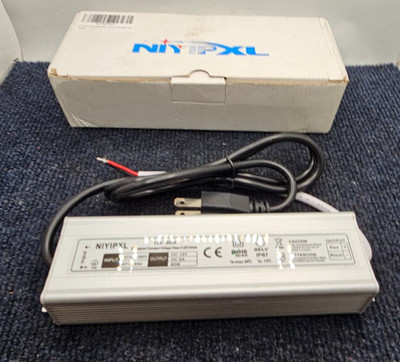 NIYIPXL LED Driver 60W 12V IP67 Waterproof Power Supply Transformer Adapter