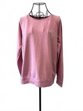 Jack Wills Pink Sweatshirt UK 12 Crew Neck Logo Casual Cotton Jumper