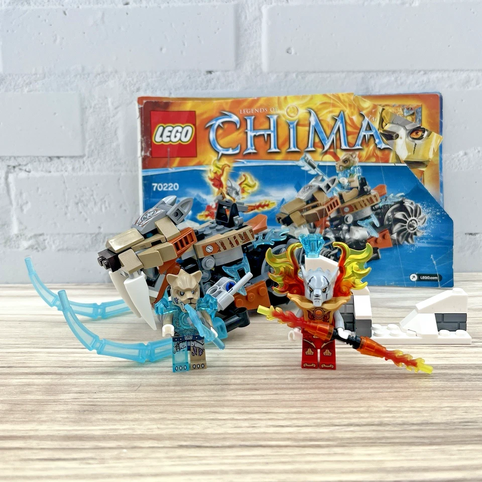LEGO Legends of Chima: Strainor's Saber Cycle (70220) 100% Completo con Manual Foto 2 de 2