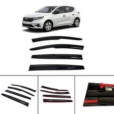 Windabweiser Regenabweiser Für Dacia Sandero 21 - 24 Schrägheck Externe Passform