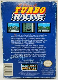 Al Unser Jr Turbo Racing Nintendo NES Game CIB Complete in Box w/ Manual -Tested