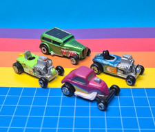 Micro Machines Modified Roadster Quarter Milers Hot Rod Bundle x4