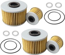 2-PACK Oil Filter with Rubber Ring kit for Honda Pioneer Engine 1000 1000-5...