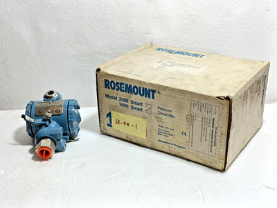 Rosemount 2088 G0 A22 A1 T1 D4 Pressure Transmitter 4-20mA 10.5-36VDC 70-550mbar