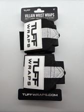 16" Villain Wrist Wraps - Black & White