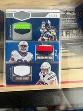 2016 Panini Plates & Patches Rookie Tetrad Materials Collins Williams Henry /50